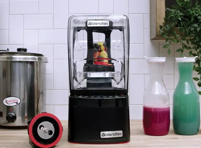 Blendtec Stealth 895 Nitro BS Blender, 1.25 L, 1800 W, Siyah - 3