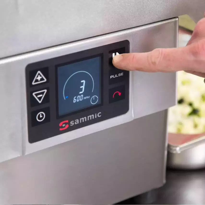 Sammic CA-4V Active Seri Sebze Doğrama Makinesi, Geniş Ağızlı, Hız Ayarlı, 1500 W, 650 kg/h, 1050796 - 2