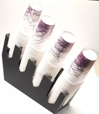VNX Karton Bardaklık 4 Bölmeli, 16 OZ - 2